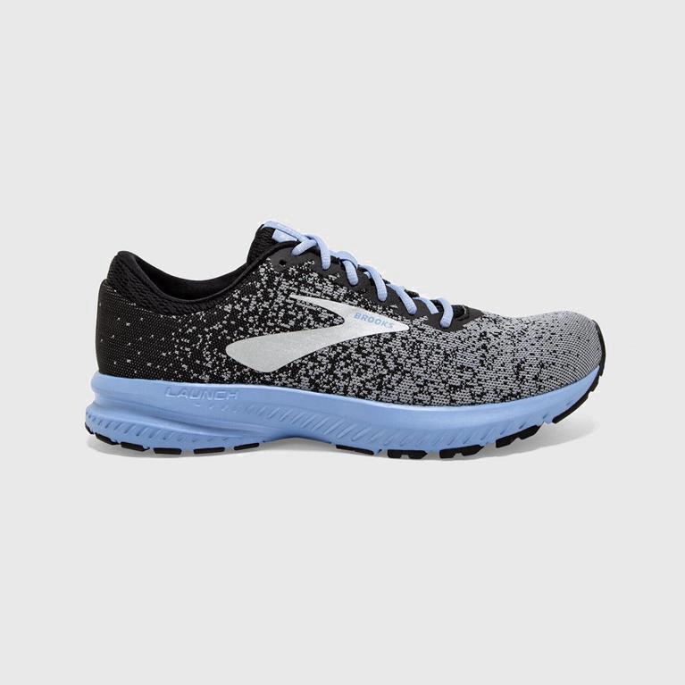 Tenis Brooks Launch 6 - Zapatillas Para Correr En Asfalto Mujer - Gris (TNDV-81057)